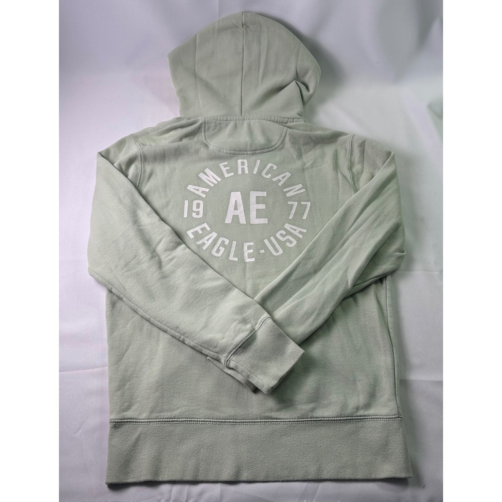 American Eagle Outfitters AE Super Soft Hoodie Mint Green Pullover Men's XS
